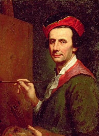 Artiste à un chevalet, vers 1750 - Andrea Soldi