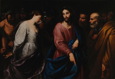 Le Christ et la femme adultère, vers 1630 - Andrea Vaccaro