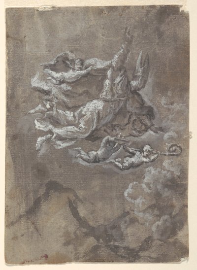 Saint Gennaro calmant le Vésuve - Andrea Vaccaro