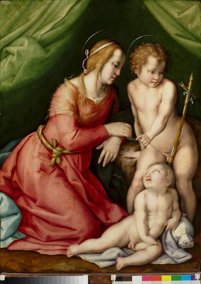 Madone et Enfant avec Saint Jean - Andrea del (workshop of) Sarto