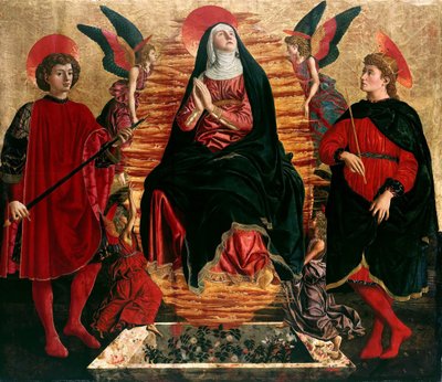 Assomption de la Vierge avec les saints Julien et Minias, 1449-1450 - Andrea del Castagno