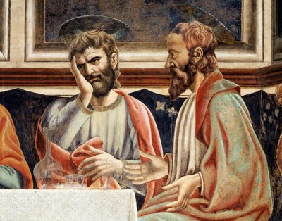 La Cène, détail de Jacques, fils d