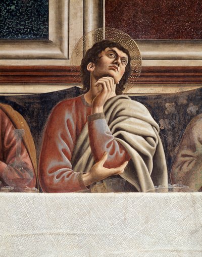 La Cène, détail de Thomas - Andrea del Castagno