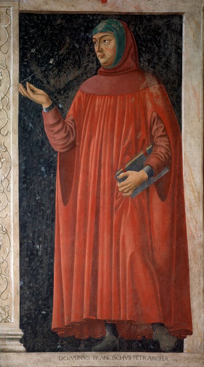 Portrait de Francesco Petrarca - Andrea del Castagno