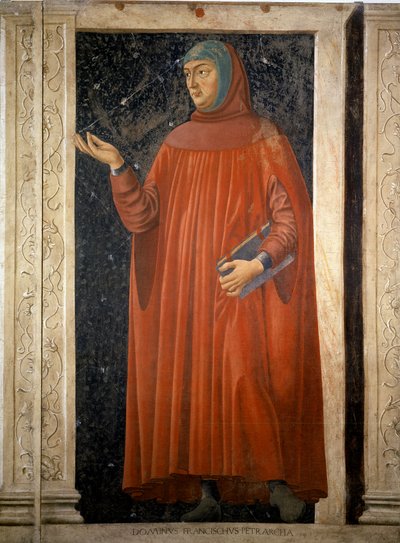 Portrait de Francesco Petrarca - Andrea del Castagno