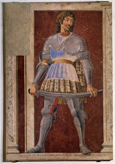 Portrait du condottiere florentin Pippo Spano - Andrea del Castagno