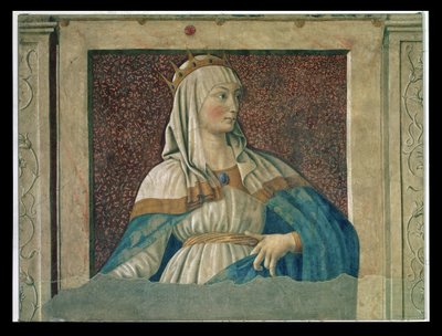Reine Esther, de la série Villa Carducci des hommes et femmes célèbres, vers 1450 - Andrea del Castagno