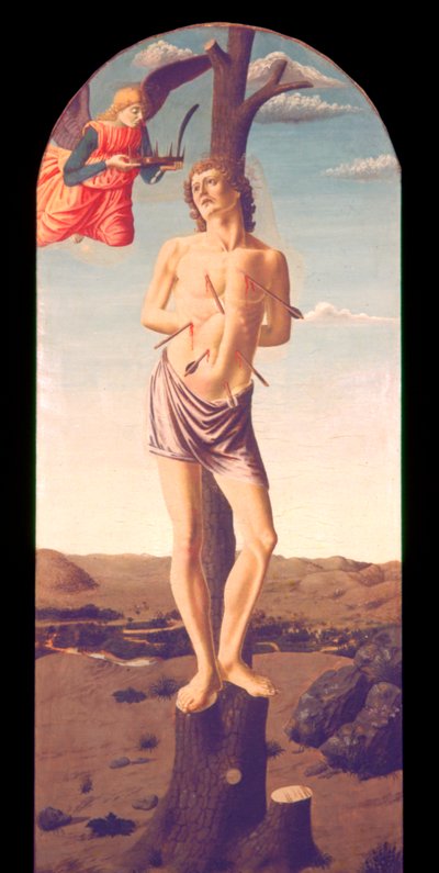 Saint Sébastien - Andrea del Castagno
