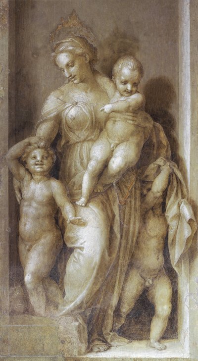Charité - Fresque - Andrea del Sarto