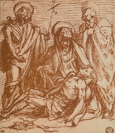 Christ mort dans les bras de la Vierge (Pietà) - Andrea del Sarto