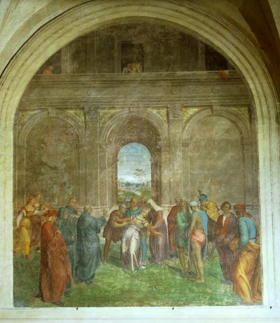 Guérison de la femme possédée - Andrea del Sarto