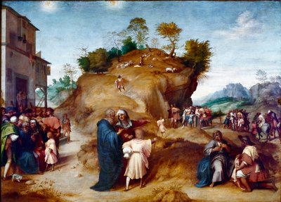 Histoire de Joseph, fils de Jacob : Joseph interprétant les rêves de son père - Andrea del Sarto