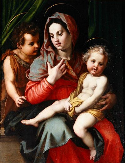 Madone et Enfant avec Saint Jean - Andrea del Sarto