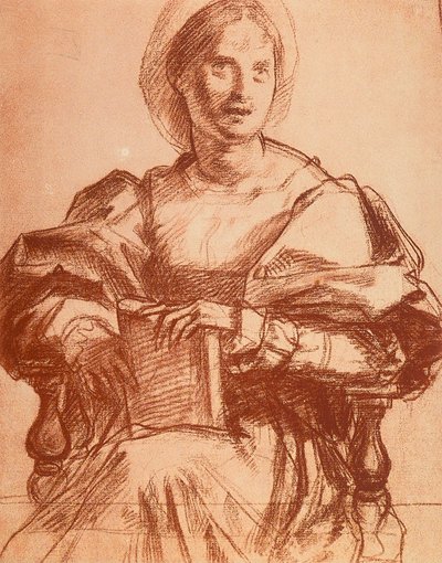 Portrait de Lucrezia del Fede - Andrea del Sarto