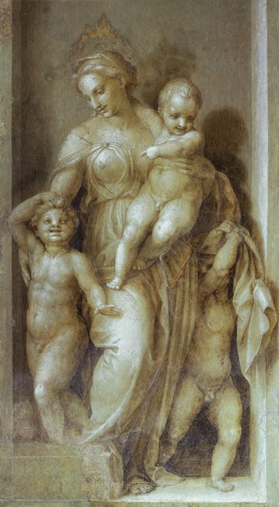 Représentation de la charité (détail) - Andrea del Sarto