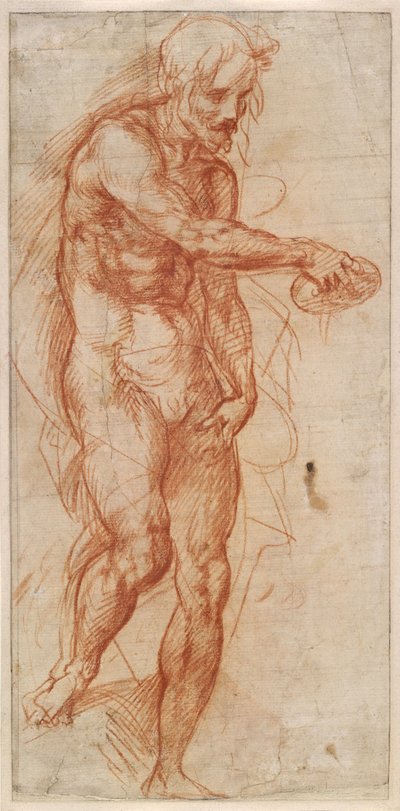 Étude de Saint Jean-Baptiste, vers 1518 - Andrea del Sarto