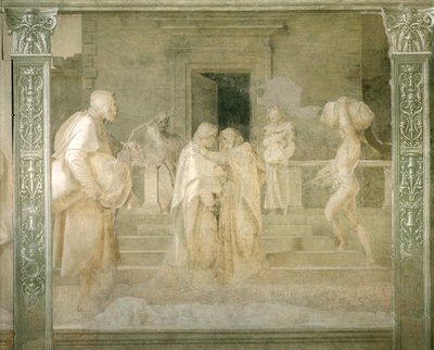 Visite de la Vierge à Élisabeth (détail) - Andrea del Sarto