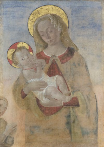 Madone avec enfant et prière, c.1470-80 - Andrea del Verrocchio