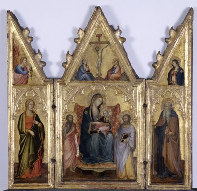 Triptyque avec la Vierge à l