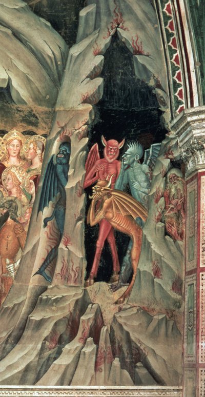 La Descente aux Limbes, de la Chapelle Espagnole - Andrea di Bonaiuto (fl.1343 77)