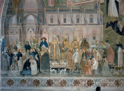 Triomphe des moines dominicains - Andrea di Bonaiuto