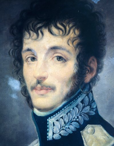 Le comte Teodoro Lechi en uniforme de la Garde Royale de l
