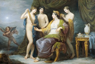 Junon se baignant ou Junon habillée par les Grâces - Andrea the Elder Appiani