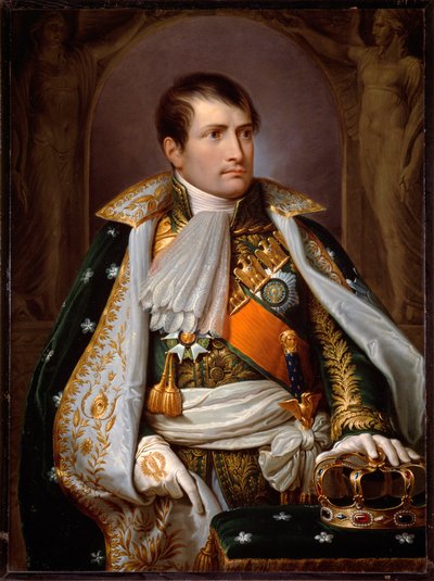 Portrait de Napoléon Bonaparte en costume de Roi d