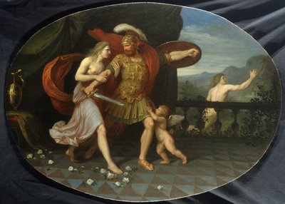 La colère de Mars arrêtée par Vénus - Andrea the Elder Appiani