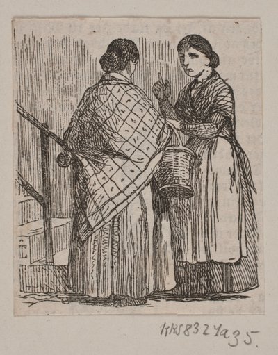Deux servantes en conversation - Andreas Flinch