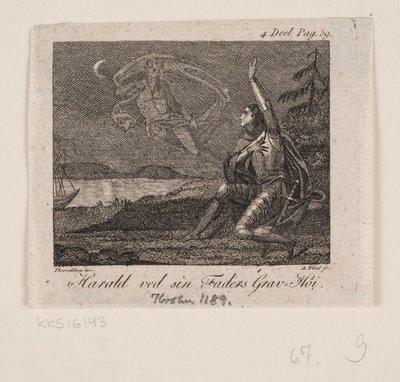 Harald à la tombe de son père - Andreas Flint