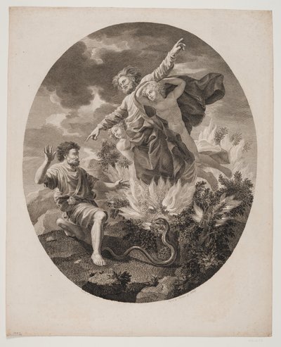 Moïse et le buisson ardent - Andreas Flint