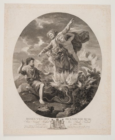 Moïse et le buisson ardent - Andreas Flint