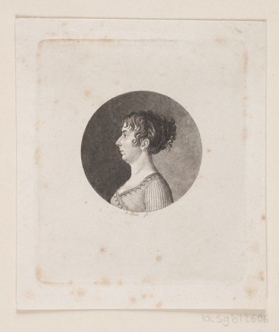 Portrait de femme inconnue - Andreas Flint