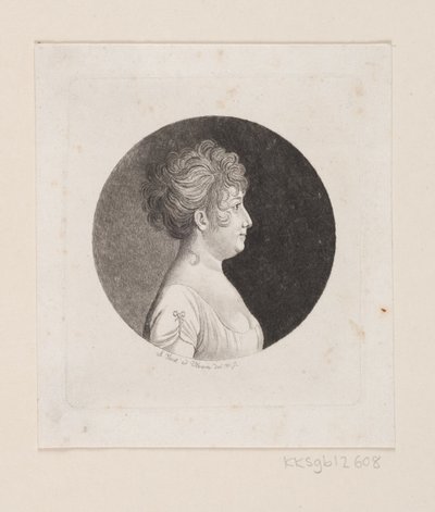 Portrait de femme inconnue - Andreas Flint