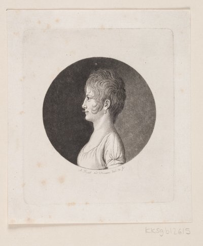 Portrait de femme inconnu - Andreas Flint