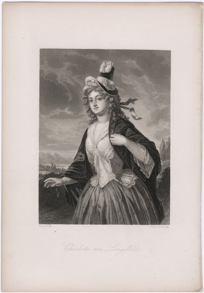 Charlotte von Lengefeld, années 1850 - Andreas Johann Fleischmann
