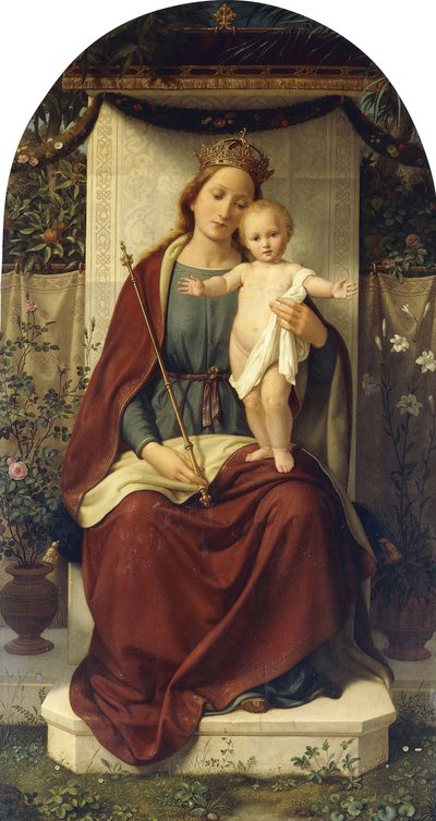 Madone et enfant - Andreas Johann Jacob Müller