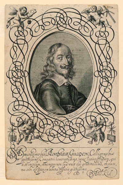 Portrait du calligraphe Andreas Gulden - Andreas Kohl