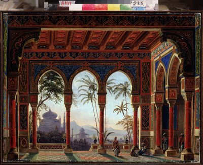 Décor préparatoire pour l