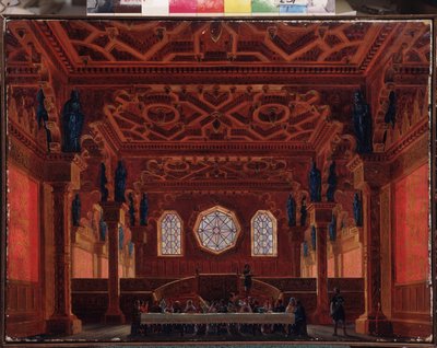 Décor préparatoire pour l