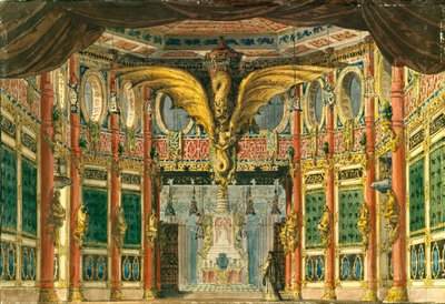 Décor de scène pour l