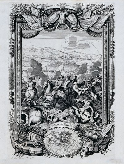 La victoire du prince Eugène de Savoie en Italie - Andreas Matthias Wolffgang