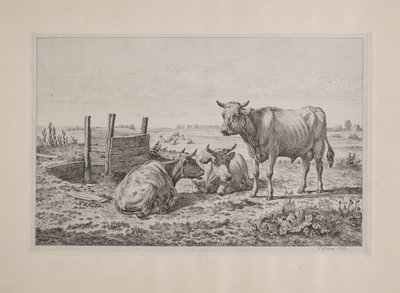 Danois : Un taureau et deux vaches - Andreas Peter Madsen