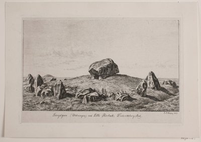 Long dolmen près de Lille Rørbæk - Andreas Peter Madsen