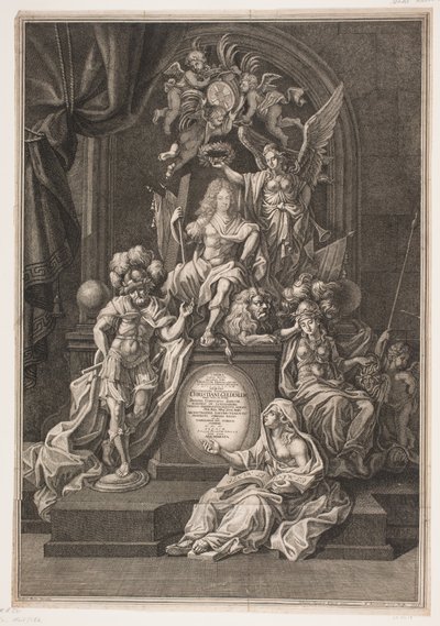 Composition allégorique avec Christian Gyldenløve - Andreas Reinhardt