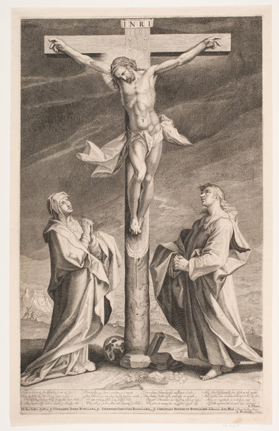 Christ sur la croix entre Marie et Jean - Andreas Reinhardt