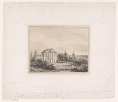 Maison de Monsieur Rutgers à Beek - Andreas Schelfhout