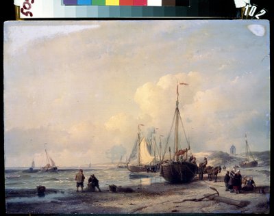 Paysage de mer - Andreas Schelfhout