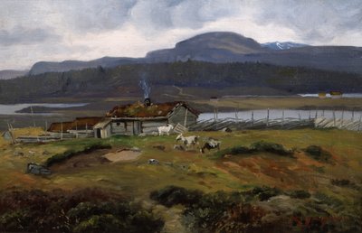 Pâturage avec des chèvres - Andreas Singdahlsen